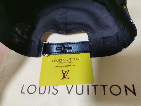 ブランド帽子角部分ディテール